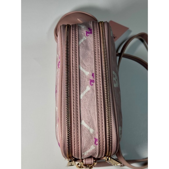 Juicy Couture Pink Skull Crossbody Camera Bag with Coin Purse NWT Y2K - Picture 5 of 10